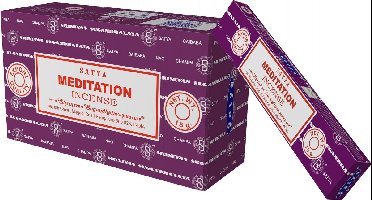 Wierook Satya Meditation - doos met 12 pakjes van 15 gram