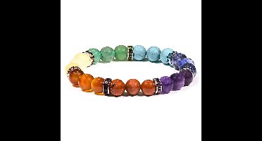 Armband 7 chakra's elastisch