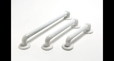 Wandbeugel in kunststof met fijne ribbels : 38 cm