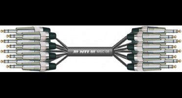 MUSIC STORE Studio Multicore/Eco 8/Kl.-Kl. 5m / jack sym <> jack sym - Analoge multicore kabel