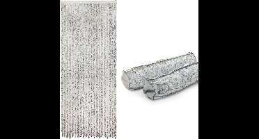 MaxxHome Kattenstaart Vliegengordijn - Deurgordijn - 90x220cm - Grijs