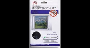 Vliegengordijn - Horrengaas - Raamhor - Anti Muggen 120X120