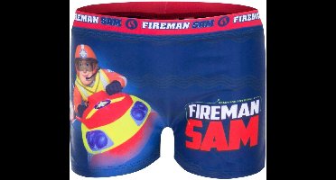 Brandweerman Sam - zwemboxer/zwembroek  - blauw - maat 98