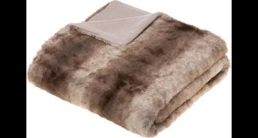 Grizzli Ray bontplaid - 120 x 160 cm - Beige