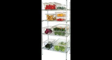 Vogue voorraadrek met 4 schappen 91.5x61cm