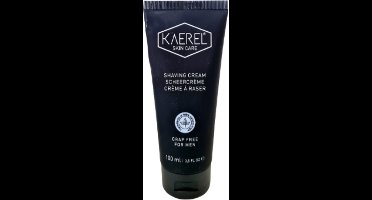 Kaerel Scheerset: Scheercrème + After Shave Balsem - Crap free - Vegan - Cadeau voor hem
