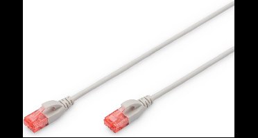 CAT6 UTP kabel 1 meter Grijs