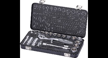 doppenset - 3/8 duims aansluiting - 24 delig - doppendoos - ratelset - xp tools