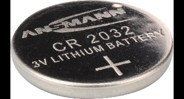 Ansmann Lithium knoopcelbatterij - CR2032 - 3,0 volt, 1 stuk