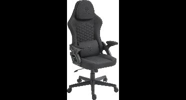 Deltaco Gaming DC130 - Bureaustoel - Gaming stoel - Linnen bekleding - Volledig verstelbaar - Zwart