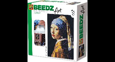 SES Creative Beedz Art Strijkkralen - Meisje met de Parel - Voor Volwassenen - 7000 Stuks - Knutselen - PVC-Vrij - Schoencadeautjes Sinterklaas