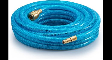Deuba Persluchtslang 10m 15bar – Snelkoppeling 1/4-Aansluiting - Pvc
