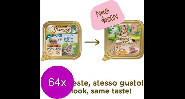 Mister Stuzzy Cat Paté Kip Kitten - Kattenvoer - 64 x 100 g