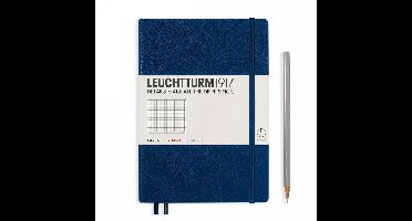 Leuchtturm1917 Notitieboek Navy Blue - Medium - Geruit