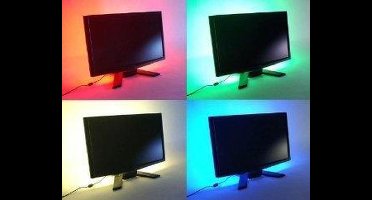 ABC-LED - Led strip - 32-40 inch - warm wit - TV led strip plug & play set