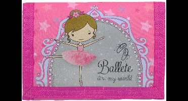 Ballet Ballerina - Portemonnee - 12 x 8 cm - Roze