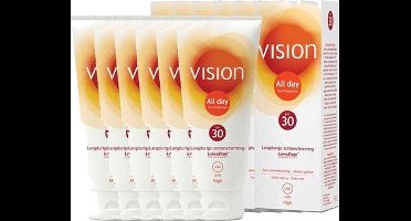 Vision All Day Zonnebrand Sun Protection High Factor(spf)30 Voordeelverpakking