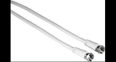 Hama 00029803 5m F M F FM Wit coax-kabel