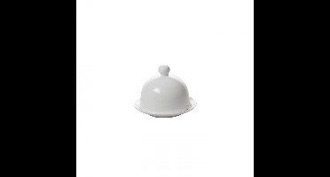 Cosy & Trendy Boterklokje - Wit - Ø 7.5 x 8 cm - Rond