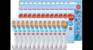 Vision Sport Zonnebrand Sun Care Factor(spf)30 Voordeelverpakking
