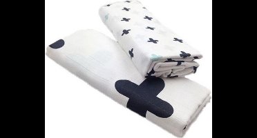 Briljant Baby Hydrofiele Wikkeldoek CrizzzCrozzz - 2 Stuks