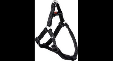 Karlie Tuig Sportief Plus Step&Go - 25 mm x 60-90 cm - Zwart