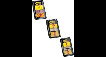 Post-it® Index Standaard, Uitroepteken, 25.4 x 43.2 mm, 50 Tabs/Dispenser