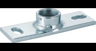 GEB grondplaat v/beugelbev PE, staal, (bxlxh) 40x120x21mm, el verz