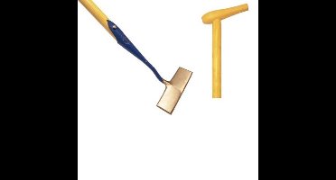 De Wit Rechthoekschoffel 14 cm met essen steel