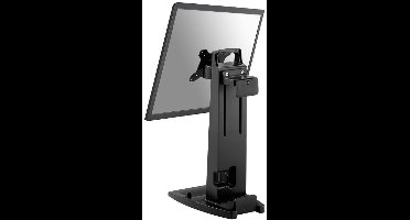 NewStar FPMA-D880BLACK - monitorstand inclusief thinclient houder - geschikt voor monitoren t/m 30 inch - zwart