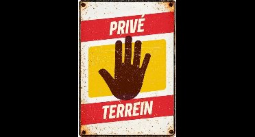 Plenty gifts waakbord blik prive terrein