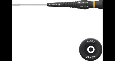 Bernstein Tools for Electronics Dopschroevendraaier ESD Sleutelbreedte (metrisch): 4 mm Koplengte: 60 mm