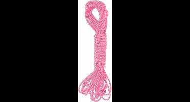 Springelastiek / elastiekenspel (elastisch springtouw) 10 meter ROZE met glitter (buitenspeelgoed springen / elastieken voor kinderen / buiten spelen, cadeau idee kinderfeestje / vakantie!)