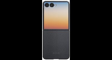 PITAKA Edge Case Samsung Galaxy Z Flip 8 – MagSafe – Aramidevezel - Black Grey