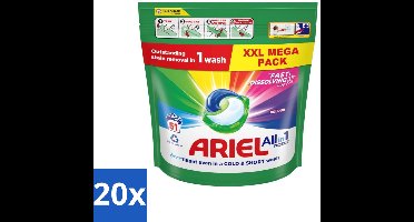 20 x Ariel Color - Wasmiddelcapsules - All-in-1 Pods - Gekleurde Was - 51 Wasbeurten - Wasmiddelcapsules - Kleurbescherming - Wasbeurten - Vlekverwijdering - Koudewas