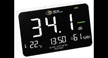 PCE Instruments PCE-TSM 3 Decibelmeter 30 - 130 dB 50 Hz - 8500 Hz