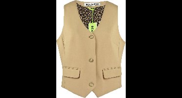Beaumont - lichtbruin gilet - maat 40