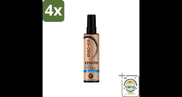 Syoss - Keratin & Volume - Heatprotection Spray - Dubbele Bescherming - 200 ml - Voordeelverpakking - 4 stuks - Haarverzorging - Föhnen