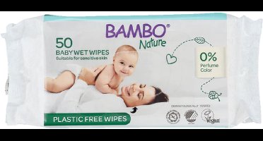 Bambo Nature Bio Babydoekjes - 50 stuks