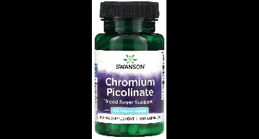Swanson Chroom Picolinaat – 100 capsules