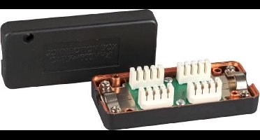 EFB Elektronik 37596.1 Connection Box Geschikt voor: CAT 3, CAT 4, CAT 5, CAT 5e, CAT 6, CAT 6A, CAT 6a (losse kabel CAT 7), CAT 7, CAT 7a, CAT 8.1