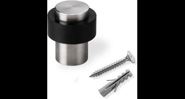 Inofix Chroom/Zwart Deurstop