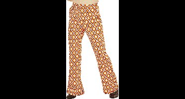 Heren disco broek jaren 70 geruit
