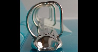20x EXXO-HFP #22028 Stevige PP Ringband - A4 4-D Ring 25mm - Marine Blauw
