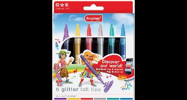 Bruynzeel Inspiring Young 6 glitterstiften