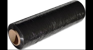 Handwikkelfolie / 20my dik x 50cm x 300m / Zwart