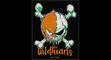 The Wildhearts - Green Skull Patch - Zwart