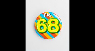 Paper Dreams Button Sarah 50 jaar - 55mm