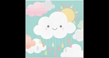 Servetten - sunshine baby (33cm, 16 stuks)