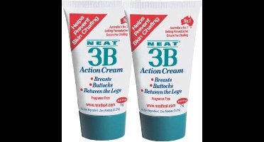 Neat Feat 3B Action bodycrème voor Benen, Billen en Borsten - 2 pak